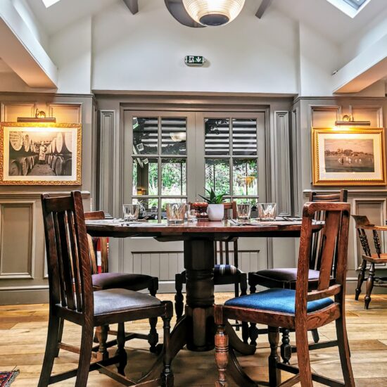 Fox & Barrel Pub Restored table top & sourced base(1)